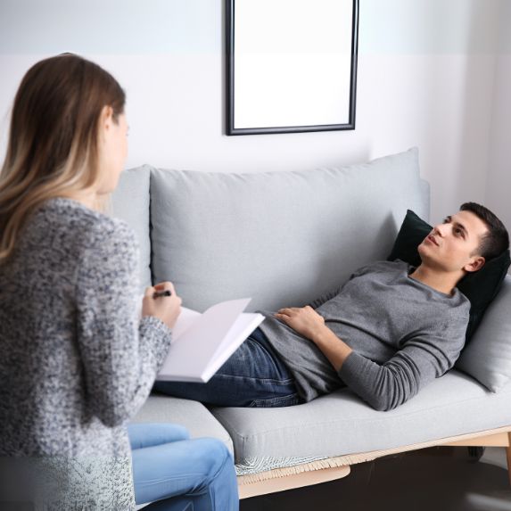 person smiling during eating disorder recovery journey